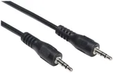 Câble audio analogique Ceconet, Jack 3.5mm ↔ Jack 3.5mm, AWG28, noir, 5m 