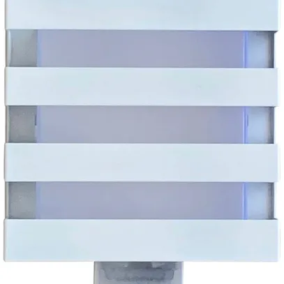 Applique LED Z-Licht PIR Cube L SEN 5.5W 500lm 3000K IP65 115×115mm blanc 