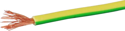 Filo T fless.2,5mm² su bobina ve-gi Bobina à 100m H07V-K 