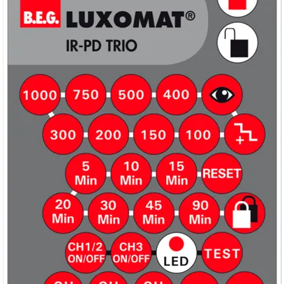 Télécommande Luxomat IR-PD Trio 