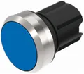 Interrupteur INC EAO45, R, bleu, anneau gris affleurant 