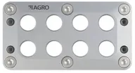 Mehrfachdurchführung AGRO MCE Alu S02 8 Löcher 7.5…10mm Aluminium 