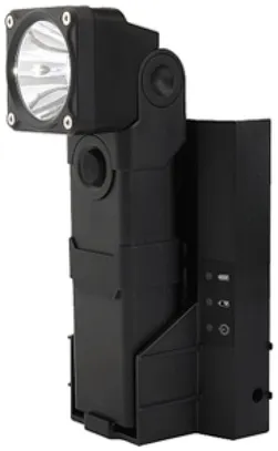 LED-Handscheinwerfer Lumatec 390lm AC 230V IP67 Kunststoff schwarz 