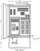 Armadio di distribuzione Demelectric 100A 69kVA NH00 IP44 rosso 