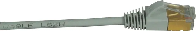 SLIM Cavo patch RJ45 Cat. 6a grigio, 10m 