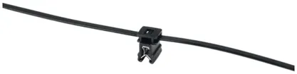 Kantenclip mit Kabelbinder EdgeClip T50ROSEC4A, oben parallel 1…3mm PA66W 