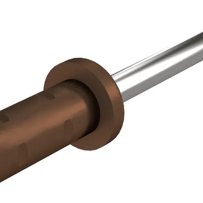 Rivets aveugles multiserrage Flury AV81 Ø4.1×10mm pour 0.5…6.5mm brun sépia 