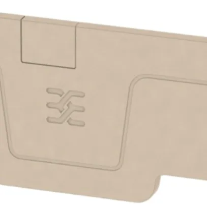Abschlussplatte Weidmüller A-Reihe AEP 3C 2.5 64.15×2.1mm, beige 