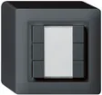 AP-Universaltaster 6×kallysto mit LED anthrazit 