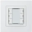 UP-Taster kallysto.pro KNX 6×RGB LED s/e-link weiss 