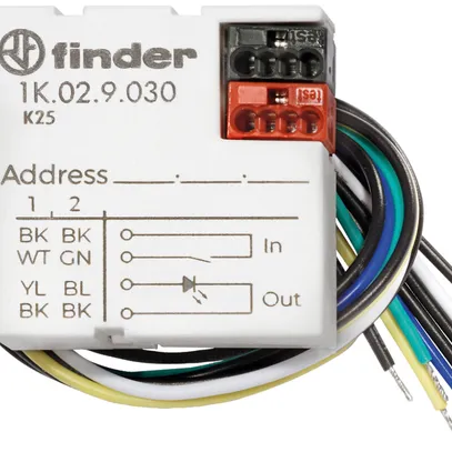 Modulo LED KNX AMD Finder, uscita 2-canale per LED di segnalazione, 0.5mA/3.3V 