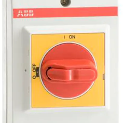 AP-Sicherheitsschalter ABB 3-polig 16A 400V hellgrau-rot-gelb 