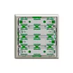 KNX-Funktionseinsatz RGB 1…4-fach EDIZIOdue colore hellgrau ohne LED 