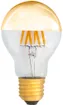Lampe LED ELBRO E27, A60, 6W, 230V, 2700K, 600lm, clair, miroitée or 
