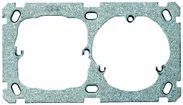 Placca di fissaggio INC ABB 1×2 52mm+presa 