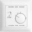Kit de recouvrement ENC p.thermostat EDIZIOdue, a.interrupteur, 88×88mm, blanc 