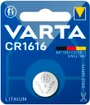 Pile bouton lithium VARTA Electronics CR1616 3V blister à 1 pièce 