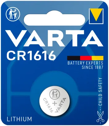 Pila bottone litio VARTA Electronics CR1616 3V blister a 1 pezzo 