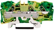 Durchgangsklemme WAGO TOPJOB S 6mm² 3L grün-gelb Serie 2006 