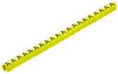 Leitermarkierer Weidmüller CLI C MP für Ø2…3mm 3×4mm Aufdruck: B, gelb 