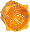 Boîte ENC Batibox MOS jaune 2 mod. p=60mm pour cloison creuse 