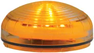 Sirena Hugentobler SIR-E LED S con luce, arancione, senza base, IP65, Ø92×62mm 