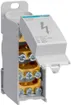 Verteilerblock Hager 125A 1L 2×10…35mm² + 2×2.5…25mm²+ 6×1.5…16mm² 