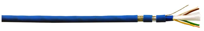 Câble de commande Securaflex (St) C 4×2×0.75mm² DIN, 300V, Ø15mm, Dca, bleu 