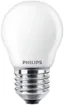 Lampe LED CorePro LEDluster E27 P45 2.2…25W 827 250lm, opale 