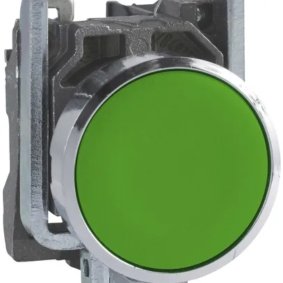 Pulsante INS piatto Schneider Electric 1Ch verde 