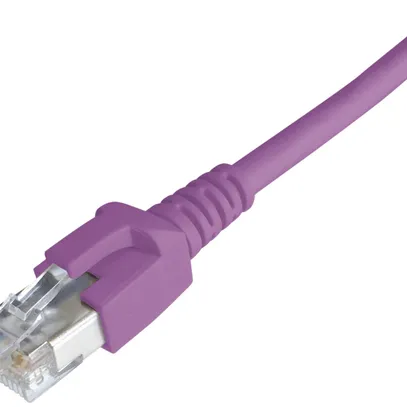 Câble patch RJ45 Dätwyler 7702 4P, cat.6A (IEC) S/FTP LSOH, violet, 40m 