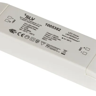 Convertisseur LED SLV LBV40W24-Z, 40W 24VDC max. 1660mA 