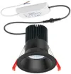 Downlight LED INC ESYLUX STINA 15W 3000K 1150lm Ø109/90mm IP20, noir 