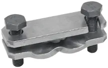 Kreuz-/Parallelverbinder Flury FE43, Stahl blank, Ø 6…22mm 