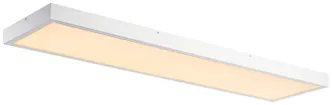 LED-Deckenleuchte SLV PANEL CL 45W 3100lm 3000K 90° UGR<19 1200×300mm weiss 