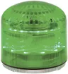 Sirène Hugentobler SIR-E LED M avec lumière, vert, sans base, IP65, Ø92×87.5mm 