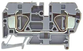 Morsetto di passaggio componibile Woertz 0.5…6mm² 50A 600V molla 2×1 DIN 35mm gr 