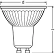 LED-Reflektorlampe LEDVANCE PARATHOM GU10 3.4W 230lm 4000K DIM 36° 