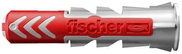 Universaldübel Fischer DUOPOWER 10×50mm Nylon grau/rot 