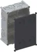 UP-Einlasskasten AGRO 3×2 650°C mit Schutzdeckel, M20/25, grau 