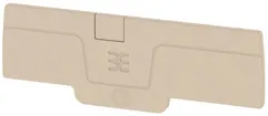 Piastra terminale Weidmüller serie A AEP DT 2.5 3C 82.85×2.1mm, beige 