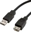 Roline USB 2.0 Kabel, Typ A-A, ST/BU, 0,8m 