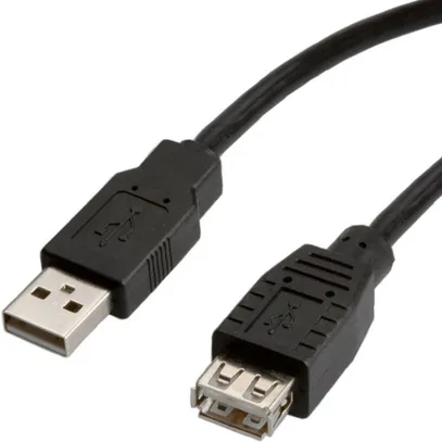 Câble USB 2.0 Roline, type A-A, mâle/femelle, 0,8m 