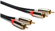 Câble audio analogique Ceconet, RCA (Cinch) ↔ RCA (Cinch), AWG26, noir, 3m 