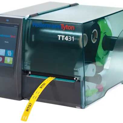 Imprimante à transfert thermique HellermannTyton TT431 300dpi 