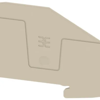 Piastra terminale Weidmüller AEP ITB 2.5 102.9×2mm beige 