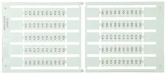 Etichetta di marcaggio 5×12mm 32×L1,L2,L3, 5 carte da 100 