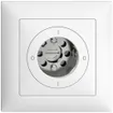 Interrupteur rotatif ENC EDIZIOdue 0/1L blanc, p.serrure de sûreté, s.cylindre 