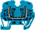 Durchgangs-Reihenklemme Weidmüller ZDUA Zugfeder 2.5mm² TS15 blau 