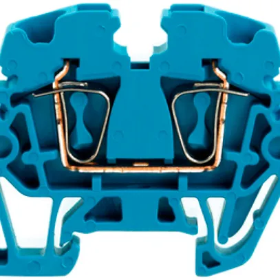 Morsetto di passaggio Weidmüller ZDUA connessione a molla 2.5mm² TS15 blu 